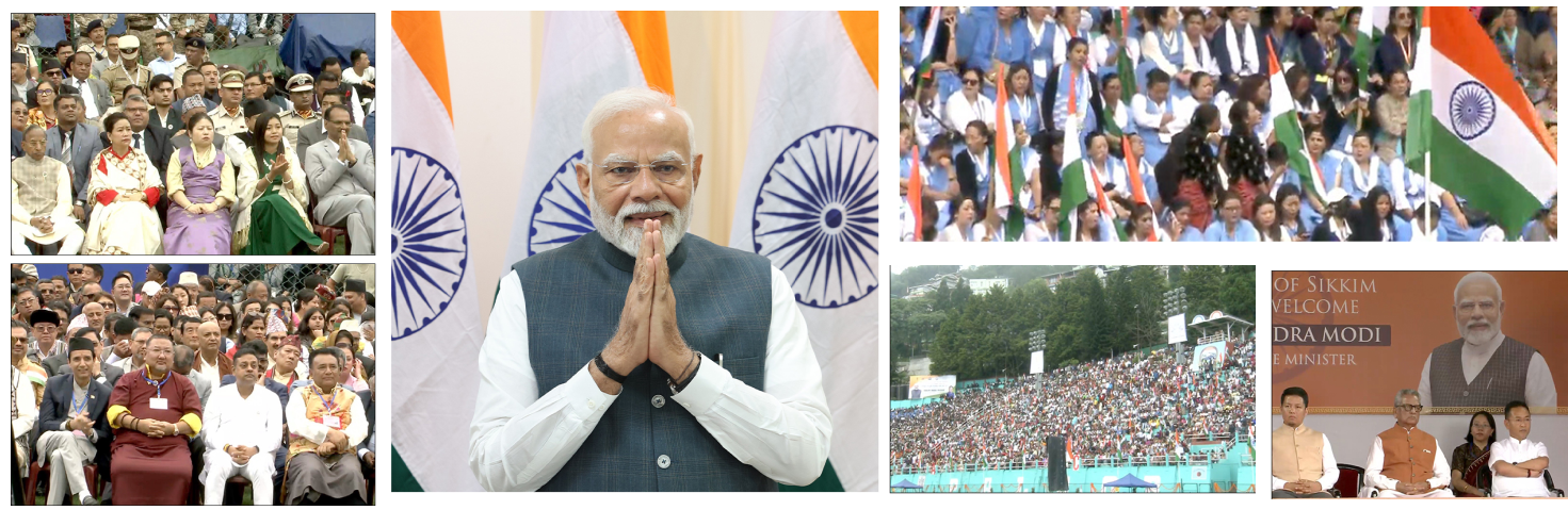 PM at the ‘Sikkim@50’ programme in Sikkim via video conferencing