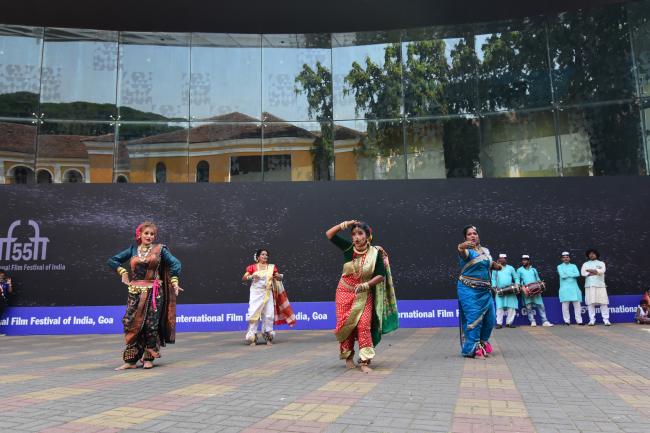 Cultural Program at the 55th IFFI, in Goa on November 28, 2024.