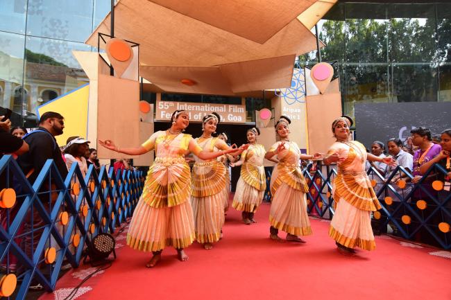 Cultural Program at the 55th IFFI, in Goa on November 28, 2024.