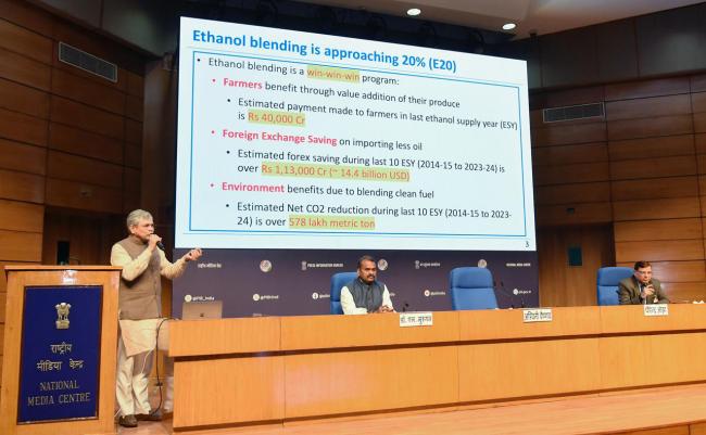 The Union Minister of Railways, Information and Broadcasting and Electronics and Information Technology, Shri Ashwini Vaishnaw briefing the media on Cabinet decisions at National Media Centre, in New Delhi on January 29, 2025.