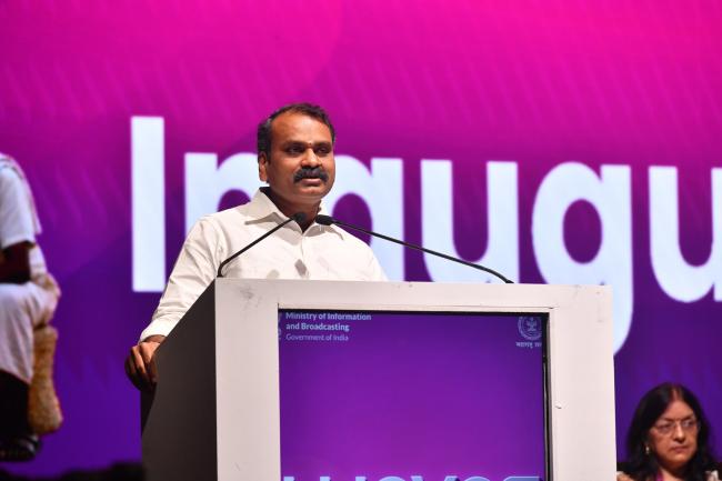 मुंबई में वेव्स-2025 में, IICT ने वैश्विक नेताओं के साथ AVGC-XR सहयोग लॉन्च किया। इस कार्यक्रम में मंत्री अश्विनी वैष्णव, डॉ. एल. मुरुगन और अधिकारी संजय जाजू और धीरेंद्र ओझा शामिल हुए।