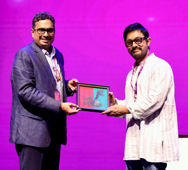 At WAVES2025 in Mumbai, Ted Sarandos, Saif Ali Khan, and Aamir Khan highlighted India's creative power through inspiring talks on storytelling, streaming, and acting, celebrating global-Indian artistic collaboration.