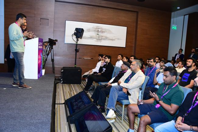 Masterclass of WAVES 2025 - How Cloud technology can help in scaling the business of startup in M&E domain in Mumbai, Maharashtra on May 04, 2025.