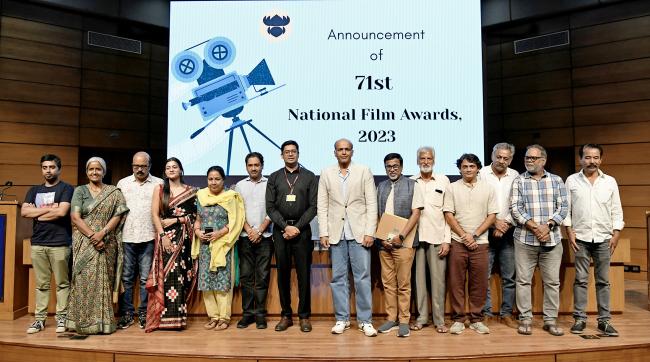 Announcement of 71st National Film Awards 2023 at National Media Centre, in New Delhi on August 01, 2025.