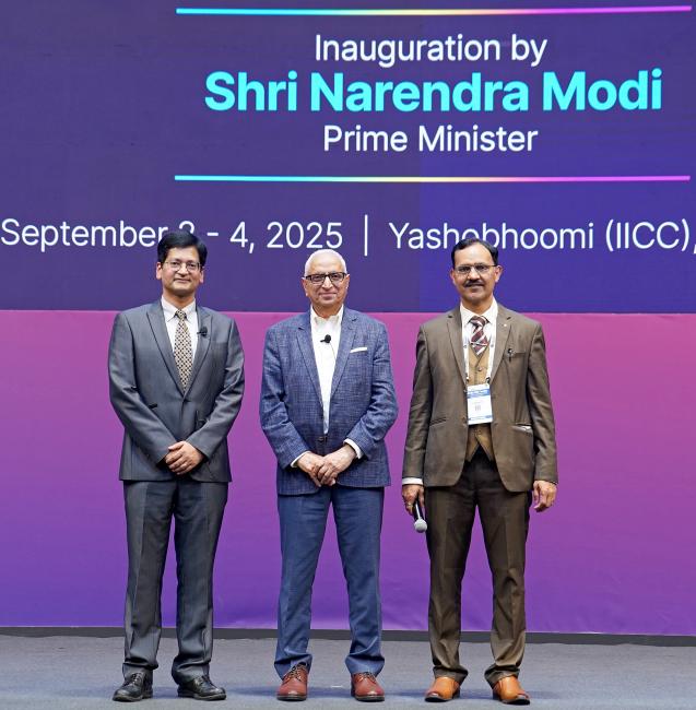 04 सितंबर, 2025 को यशोभूमि, नई दिल्ली में सेमीकॉन इंडिया 2025 की झलक।
