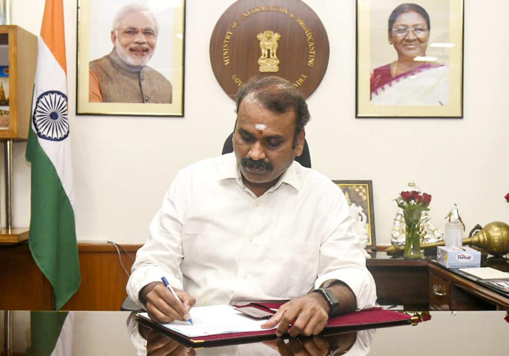 Dr. L. Murugan assumed charge as the MOS for MIB