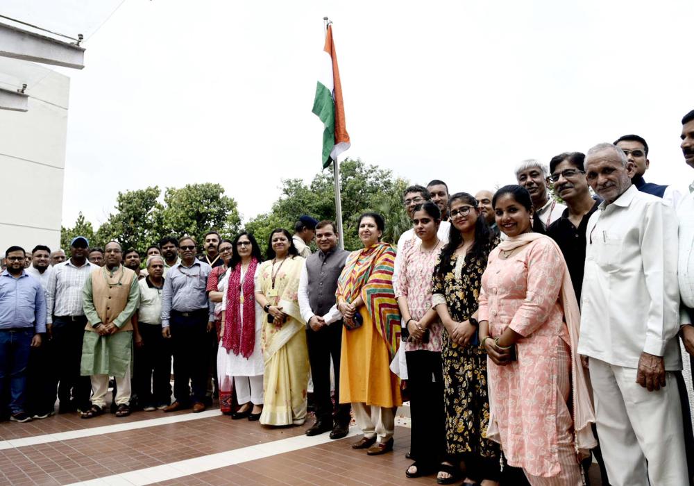  78th Independence Day celebrations at National Media Centre, Delhi