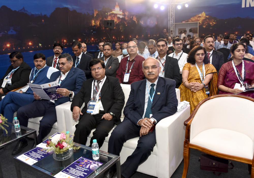 Dr. L. Murugan addressed the inaugural Symposium on Broadcasting Technologies at Bharat Mandapam, New Delhi, on October 17, 2024.