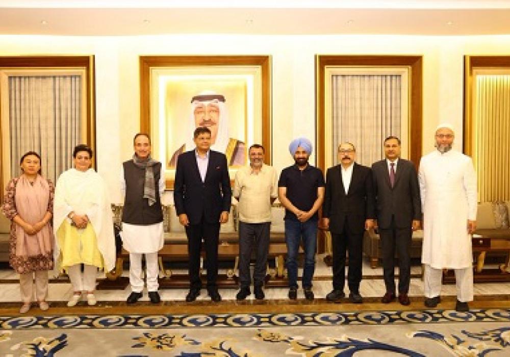 The All-Party delegation led by Shri Baijayant Jay Panda arrived in Kuwait carrying resolute message of Zero Tolerance and New Normal against terrorism to be highlighted in its engagements in Kuwait.
