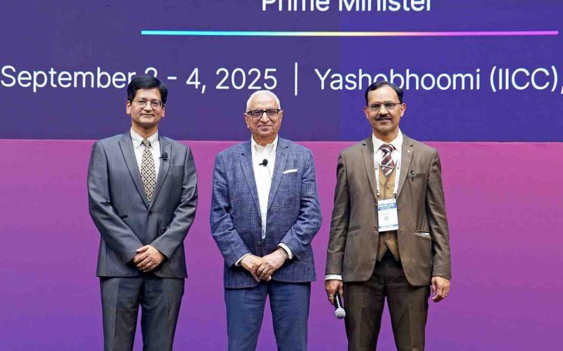 Glimpse of SEMICON India 2025 at Yashobhoomi, in New Delhi on September 04, 2025.