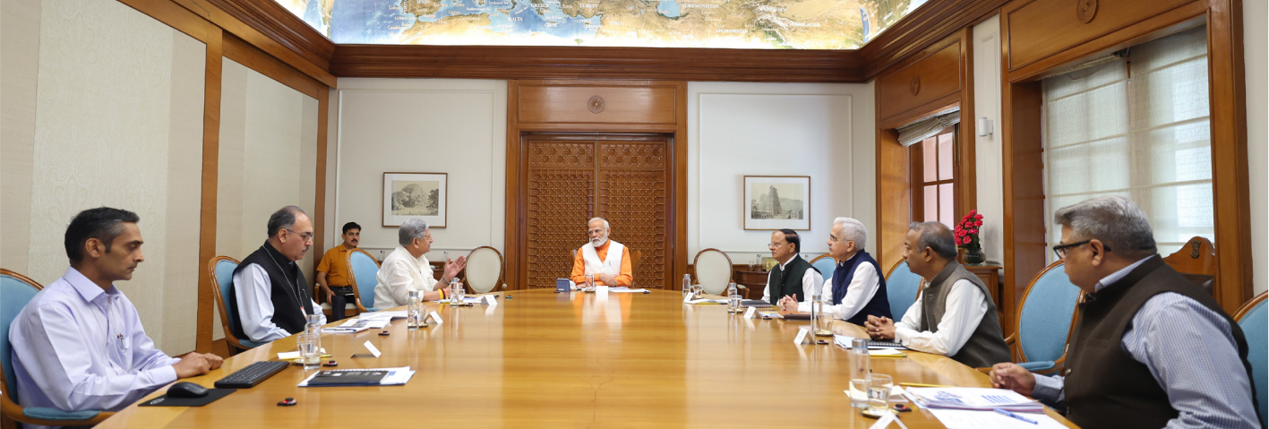 PM chaired a meeting on ways to further strengthen the fisheries sector, in New Delhi