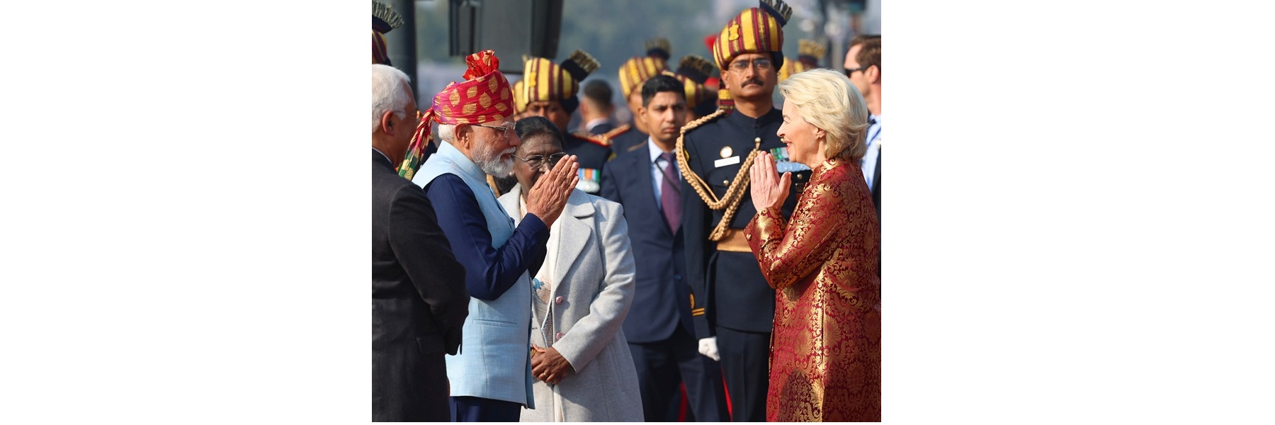 PM at Kartavya Path on the occasion of 77th Republic Day celebrations, in New Delhi 