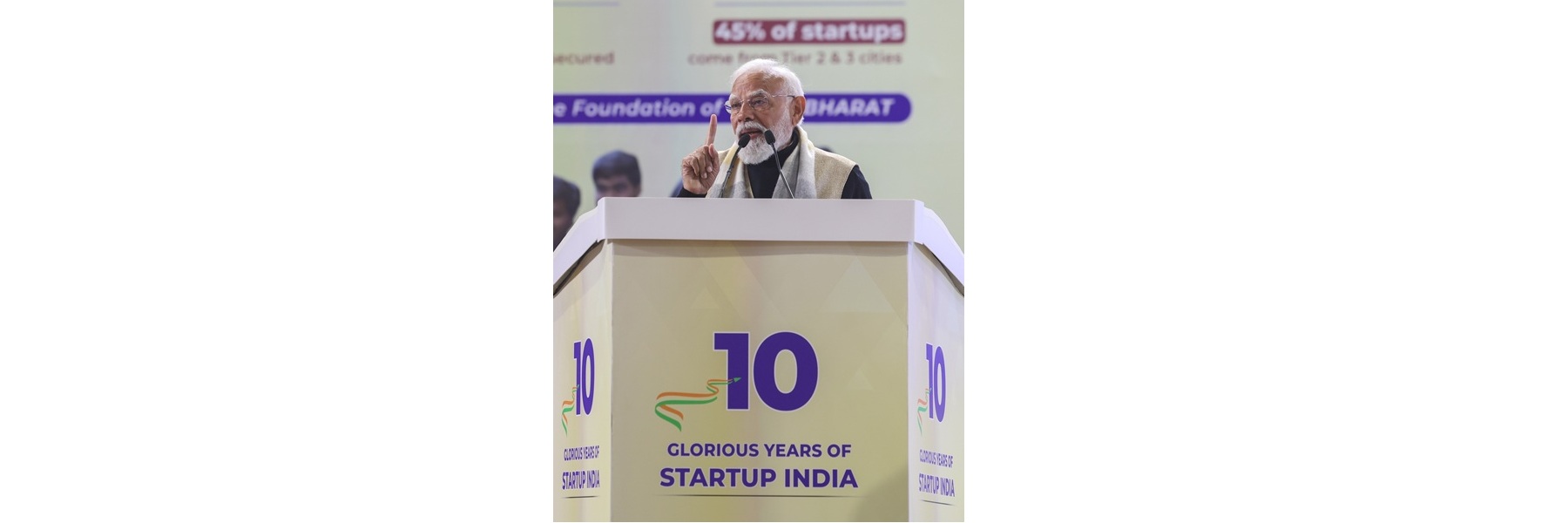 PM addresses National Startup Day programme marking a decade of Startup India at Bharat Mandapam, in New Delhi 