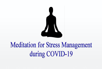 Video on meditation for stress management (English)