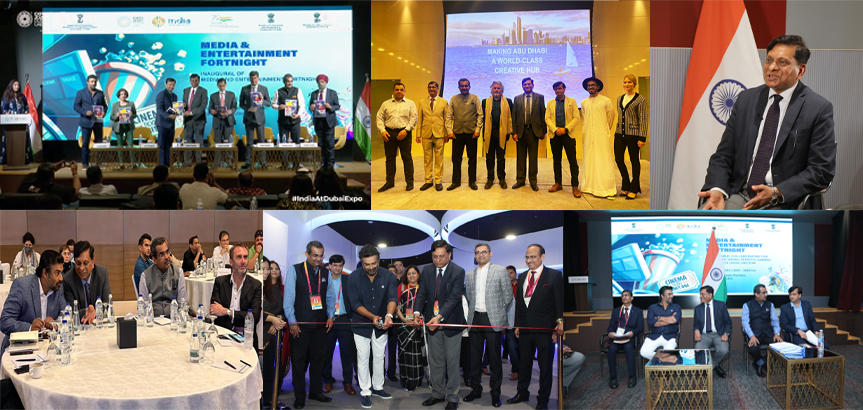 Shri Apurva Chandra, Secretary (I&B) led a delegation to the World Expo, Dubai during the M&E Fortnight (18-22 March 2022)