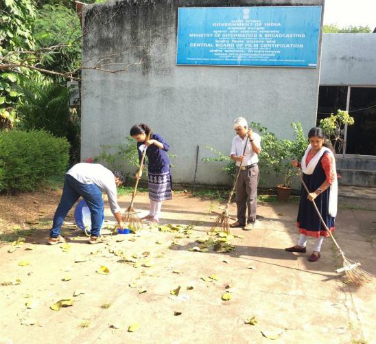 Cleanliness drive undertaken at CBFC, Thiruvananthapuram, under  Special Campaign 2.0 on Swachatta.