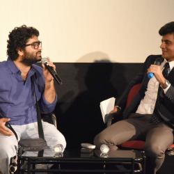 Singer Arijit Singh sharing his views during the In- Conversation session