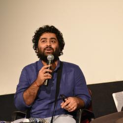 Singer Arijit Singh sharing his views in the masterclass session