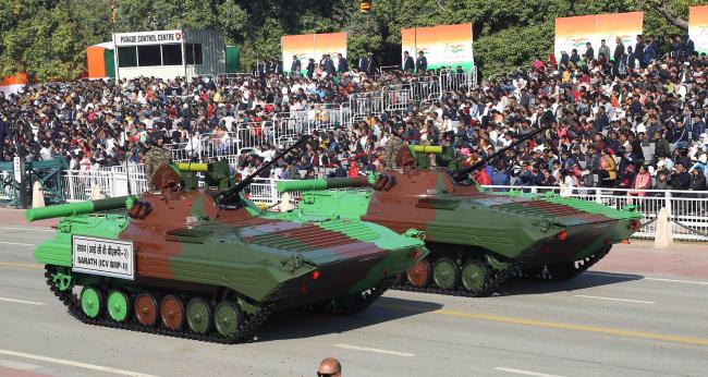 Glimpses of 76th Republic Day Parade at Kartavya Path, in New Delhi on January 26, 2025.