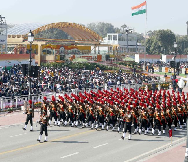 Glimpses of 76th Republic Day Parade at Kartavya Path, in New Delhi on January 26, 2025.