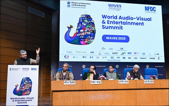 On January 27, 2025, Union Minister Ashwini Vaishnaw launched WAVES Bazaar, the Global-e-marketplace WAVES CIC Challenge ‘Wah Ustad,’ and WAVES Awards at National Media Centre, New Delhi.