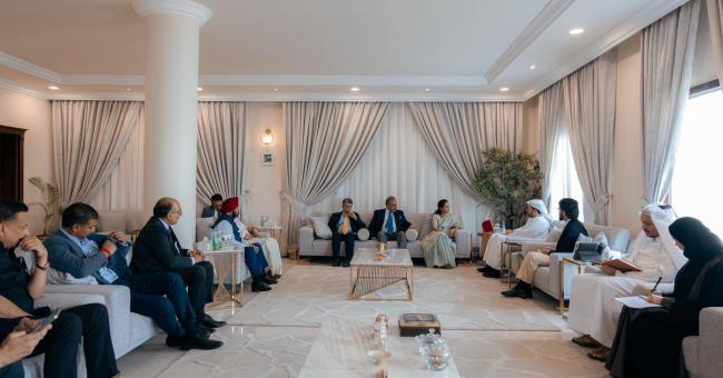 The multi-party delegation led by Member of Parliament, Smt. Supriya Sule met HE Dr. Mohamed bin Abdulaziz bin Saleh Al Khulaifi, Qatar MoS for Foreign Affairs & conveyed India’s perspectives on Pahalgam terrorist attack, Operation Sindoor.
