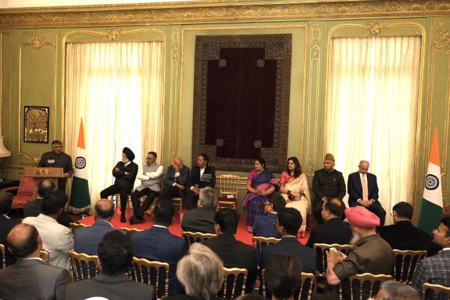 The All-Party Indian Parliamentary Delegation leb by Shri Ravi Shankar Prasad met with the Indian community in France, conveying India’s unwavering stance against terrorism. A powerful show of solidarity from the diaspora.