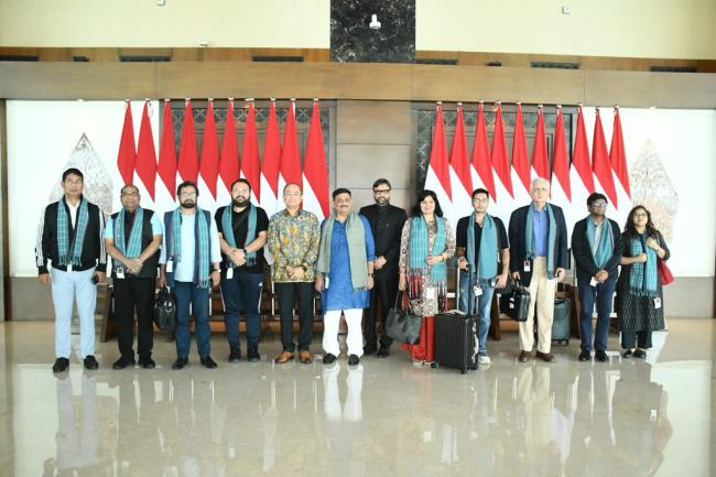 All Party delegation led by MP Mr. Sanjay Kumar Jha, arrived in Jakarta.