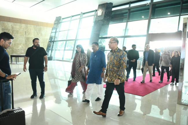 All Party delegation led by MP Mr. Sanjay Kumar Jha, arrived in Jakarta.