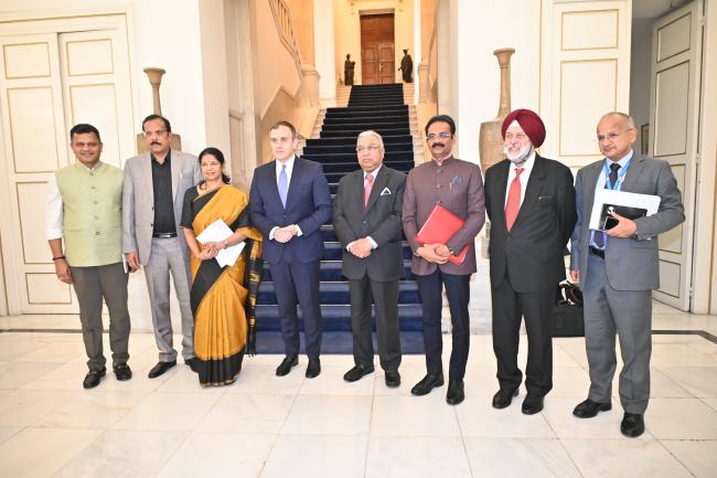 All Party delegation led by Member of Parliament Ms Kanimozhi arrives in Athens, Greece.