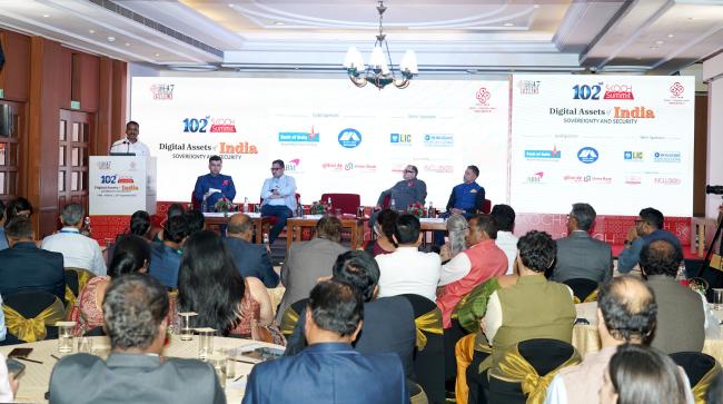 The Minister of State for Information and Broadcasting and Parliamentary Affairs, Dr. L. Murugan addressing at the release of the book of ModiNomics: The Journey of Inclusive Growth by Shri Sameer Kochhar, Chairman of the SKOCH Group, in New Delhi on September 20, 2025.